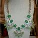 J. Crew Jewelry | J.Crew Shades Of Green Statement Necklace | Color: Gold/Green | Size: Os