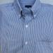 J. Crew Shirts | J. Crew Men’s L/S Buttoned Down Pinstriped Casual Dress Shirt Size Small | Color: Gray/White | Size: S