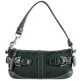 Coach Bags | Coach Signature Duffel Shoulder Handbag | Color: Black/Silver | Size: Os