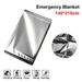 VerPetridure Home Spare Silver First Aid insulation Blanket Waterproof Sunscreen Life Saving Emergency Blanket 1Pc 140X210Cm Home Spare Silver First Aid Insulation Blanket Waterproof Sunscreen Lifesa