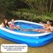 Summer Inflatable Family Kids Children Adult Play Bathtub Water Swimming Pool Large Family PVC Square Floating Swimming Pool