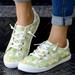 eczipvz Women S Fashion Sneakers Women s Walking Shoes Comfortable Mesh Loafers Tennis Slip-on Sneakers