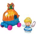 Bundle of 2 |Fisher-Price Little People Disney Princess Parade Floats (Cinderella & Pals + Ariel & Flounder s Float)