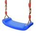 verlacod Plastic Swing Seat with Adjustable Rope Swing for Children Adults Swing Set -Outdoor Indoor Tree Backyard Playground-Blue