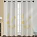 Ritualay Drapes Light Filtering Curtains Grommet Luxury Window Curtain Semi Sheer Privacy Home Decor Long Linen Textured Light Gray W: 43 x H:63