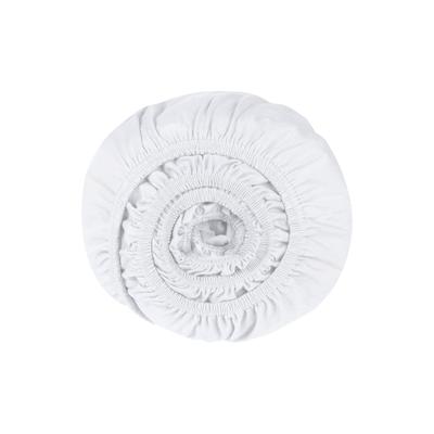 Schiesser Spannbettlaken Flexi aus Baumwolle und Elasthan für extra hohe Matratzen weiß Image