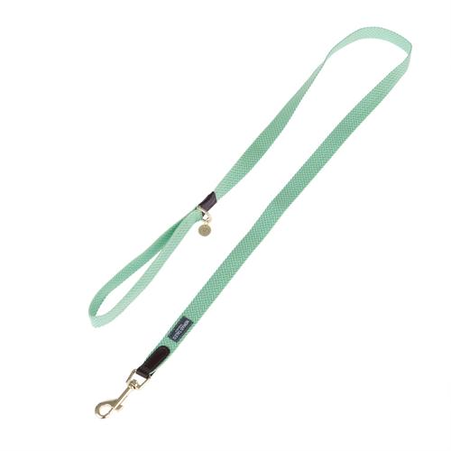 Nomad Tales Bloom Halsband, Mint Passende Leine: 120 cm lang, 20 mm breit Hund