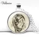 Pendentif pour Femme Enceinte Cadeau de Sage-Femme Collier Da Occasion i Fetus Dessin de Leonardo