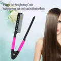Peigne à lisser pour salon de coiffure antistatique domestique coiffure style V bricolage