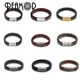 REAMOR-Bracelet tressé en cuir véritable et PU pour homme bracelets à fermoir magnétique en acier