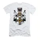 L'ordre teutonique. T-Shirt imprimé de chevalier teuton au Design créatif. T-shirt d'été en coton à