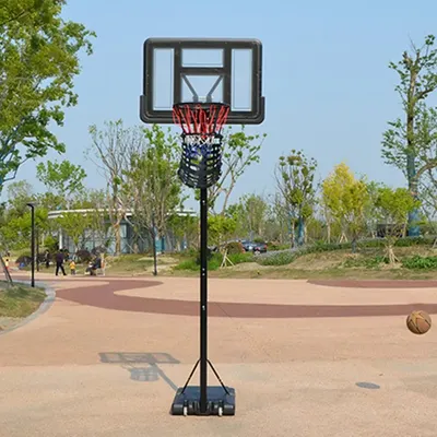 Système de Corresponlégitide Balles de Basket-ball Cerceau Noir Robuste Aide à l'Entraînement