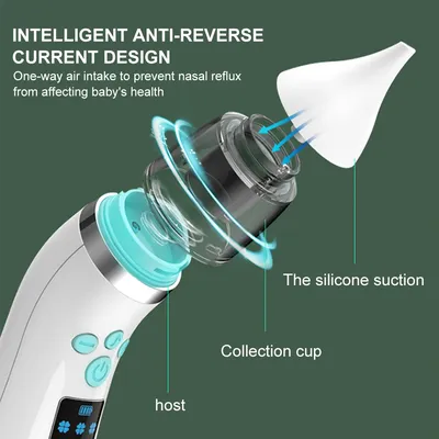 Aspire-Aspirateur nasal électrique pour bébé nettoyeur antarctique pour nouveau-né outil de