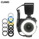 HD-130 Macro LED Anneau Flash Bundle avec 8 Adaptateur Anneau pour IL Nikon Pentax Olympus Panasonic