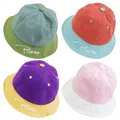 Happyflute – chapeau d'été unisexe pour enfants de 2 à 8 ans casquette de pêcheur en coton coloré
