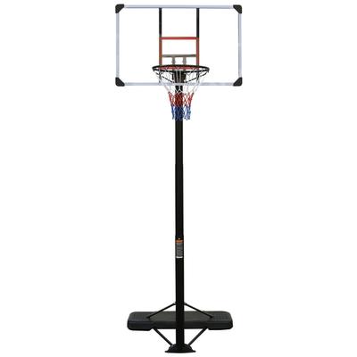 Portable Basketball Hoop Adjustable Height From 6.5 to 10 ft