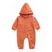 LBECLEY 18 Month Boy Clothes Summer Toddler Kids Baby Boys Girls Cute Cartoon Print Long Sleeve Hooded Romper Jumpsuit Outfits Clothes Boy Dog Jumpsuit Orange 18M