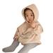 LBECLEY 3 Month Boys Clothes Baby Girls Boys Spring Winter Patchwork Thickened Hooded Long Sleeve Pants Coat Jacket Set Outfits Clothes Baby Clothes Shorts Boy Beige 90