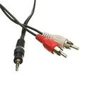 C&E 3.5Mm Stereo Male To Dual Rca Male (Right And Left) Rca Audio Cable 25 Feet Electronic_Cable