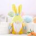 Kayannuo Easter Decor Christmas Clearance Gnome Easter Decorations Handmade Easter Bunny Gnomes Plush Ornaments Bunny Easter Gnomes For -Table Decoration Room Decor