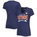 Women's G-III 4Her by Carl Banks Navy Houston Astros Dream Team V-Neck T-Shirt