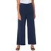 Plus Size Women's Refined Wide Leg Pant by Catherines in Midnight (Size 2XWP)