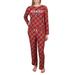 Women's Concepts Sport Red Columbus Blue Jackets Holly Knit Long Sleeve Top & Pants Set