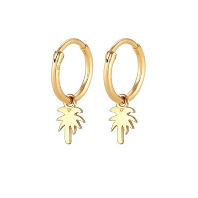 Elli - Creolen Palme Trend Filigran 925 Silber 1 ct Damen (49.99 € / 1 ct) Image