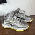 Nike Shoes | Mens Nike- Lebron 10 Canary | Color: Silver/Yellow | Size: 9