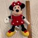 Disney Toys | Disney Mini Minnie Mouse Soft Doll Plush 10” Doll Handheld Authentic Disney Park | Color: Red/Yellow | Size: Osbb