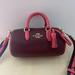 Coach Bags | Nwt Coach Cb876 Lacey Crossbody Leather Shoulder Bag Gold/Wine Multi | Color: Gold | Size: Os