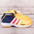 Adidas Shoes | Adidas Mens Pro Model 2g Orange/Blue Lace-Up Basketball Shoes Fv8387 Size 9.5 | Color: Blue/Yellow | Size: 9.5