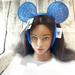 Disney Accessories | Disney Parks Youth Adjustable Mickey Ears Headband - Sparkling Blue-Nwt | Color: Blue | Size: Osbb