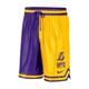 Nike Herren Basketballshorts NBA LOS ANGELES COURTSIDE, gelb, Gr. S