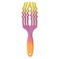 Unique Bargains Paddle Hair Brush Detangling Brush for Men and Women Styling Comb for Curly Straight Wavy Hair Color