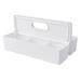 Anvazise 12L Organizer Box Large Capacity Multiple-Compartments Smooth Edge Widened Handle Wide Application Save Space Plastic Cosmetics Sundries Organizer Divider Storage Box Household Products