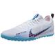 NIKE Herren Mercurial Zoom Vapor 15 Pro TF Sneaker, Weiß/baltischblau-rosa Explosion, 47.5 EU