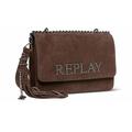 Replay Damen Handtasche aus Wildleder, Braun (Dk Golden Brown 083), Onesize