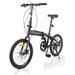 Zimtown 20 Adult Folding Bike 7 Speed Shimano Lightweight City Commuter Bicycle Black