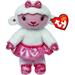 TY Beanie Babies - Doc McStuffins Stuffy - Lambie - White & Pink Lamb Small 7.5 Plush
