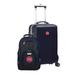 MOJO Navy Detroit Pistons Personalized Deluxe 2-Piece Backpack & Carry-On Set
