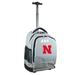 MOJO Gray Nebraska Huskers 19'' Personalized Premium Wheeled Backpack