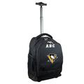 MOJO Black Pittsburgh Penguins 19'' Personalized Premium Wheeled Backpack