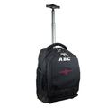 MOJO Black Houston Rockets 19'' Personalized Premium Wheeled Backpack