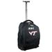 MOJO Black Virginia Tech Hokies 19'' Personalized Premium Wheeled Backpack