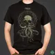 Cthulhu Cultist H.P. Lovecraft-T-shirt sur le thème de l'horreur pour hommes coupe couvertes