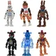 FNAF-Figurines d'action Freddy Bonnie jouets Golden Fcedar Fazbear cinq nuits modèle en