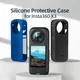 Coque souple en Silicone pour Insta360 X3 étui de protection anti-poussière pour caméra