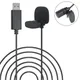 Mini-Microphone Portable USB Lavalier micro-cravate Radio externe à clipser pour ordinateur