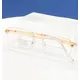 Monture de lunettes sans monture en titane pour hommes lunettes de créateur de marque lunettes de